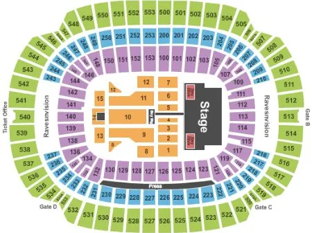M&T Bank concert seating M&T Bank concert seating